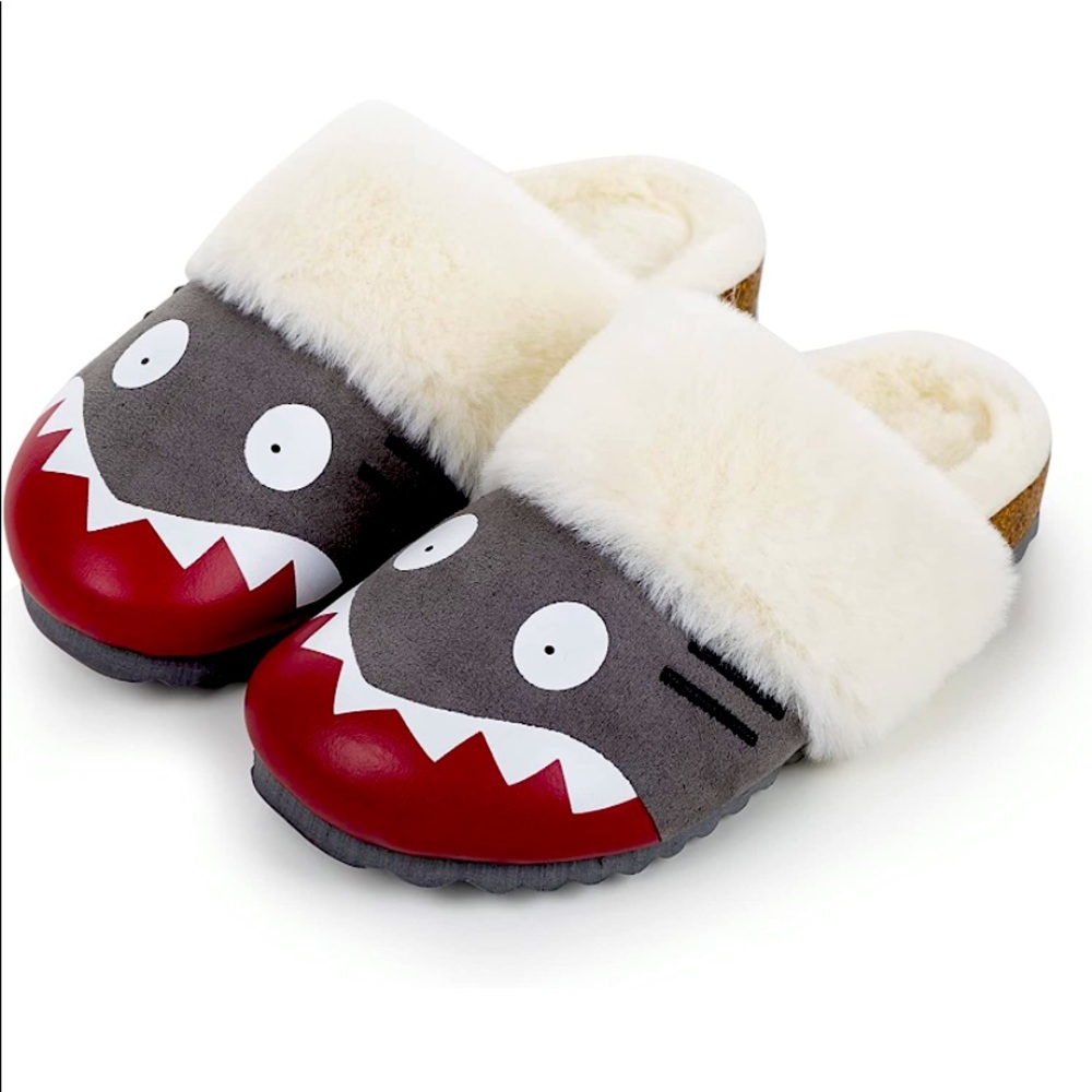 Boys Girls Animal House Fuzzy Fluffy Clogs for Toddler/Little Kid/Big Kid
